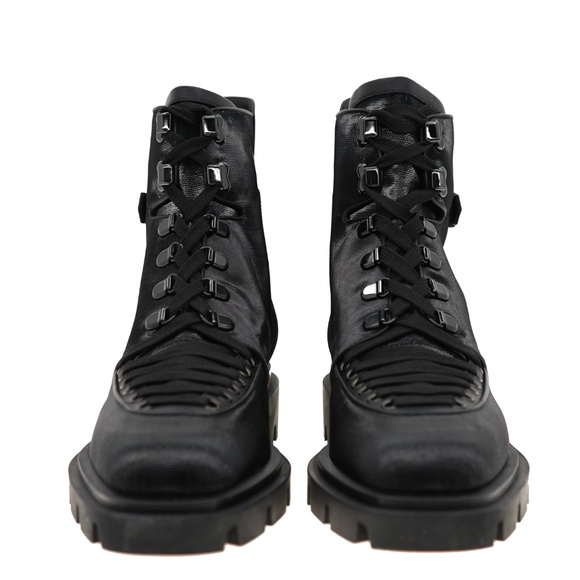 Christian Louboutin Our Macademia Boots Coated Canvas Size 9 US New main image 4